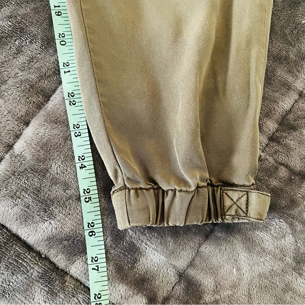 Thread & Supply size small olive green pull on joggers draw string elastic waist - Picture 11 of 12